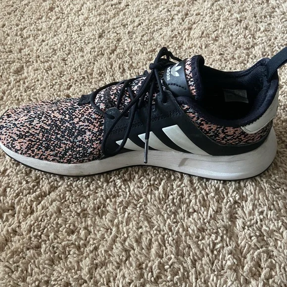 Light orange and black adidas tennis shoes. (only worn once) - Picture 8 of 8